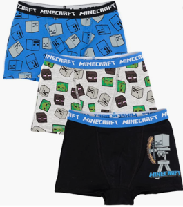 Minecraft Boxer Shorts Niños 3 Multi Pack